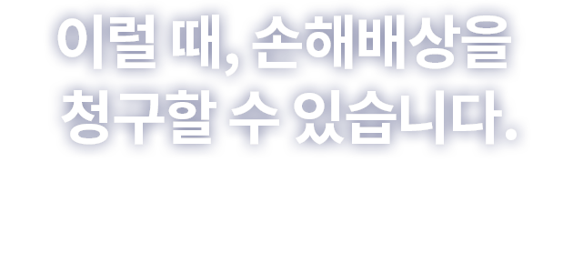 손해배상 유형 안내